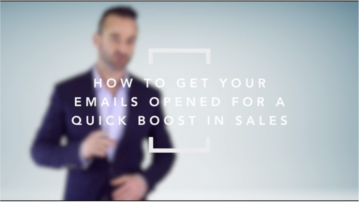 How to Get Your Emails Opened for a QUICK Boost in Sales